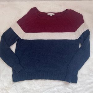 American Eagle color block sweater size XS
